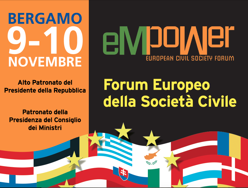 THE PESENTI FOUNDATION AMONG THE MAIN SPONSORS OF “Empower – the European Civil Society Forum”