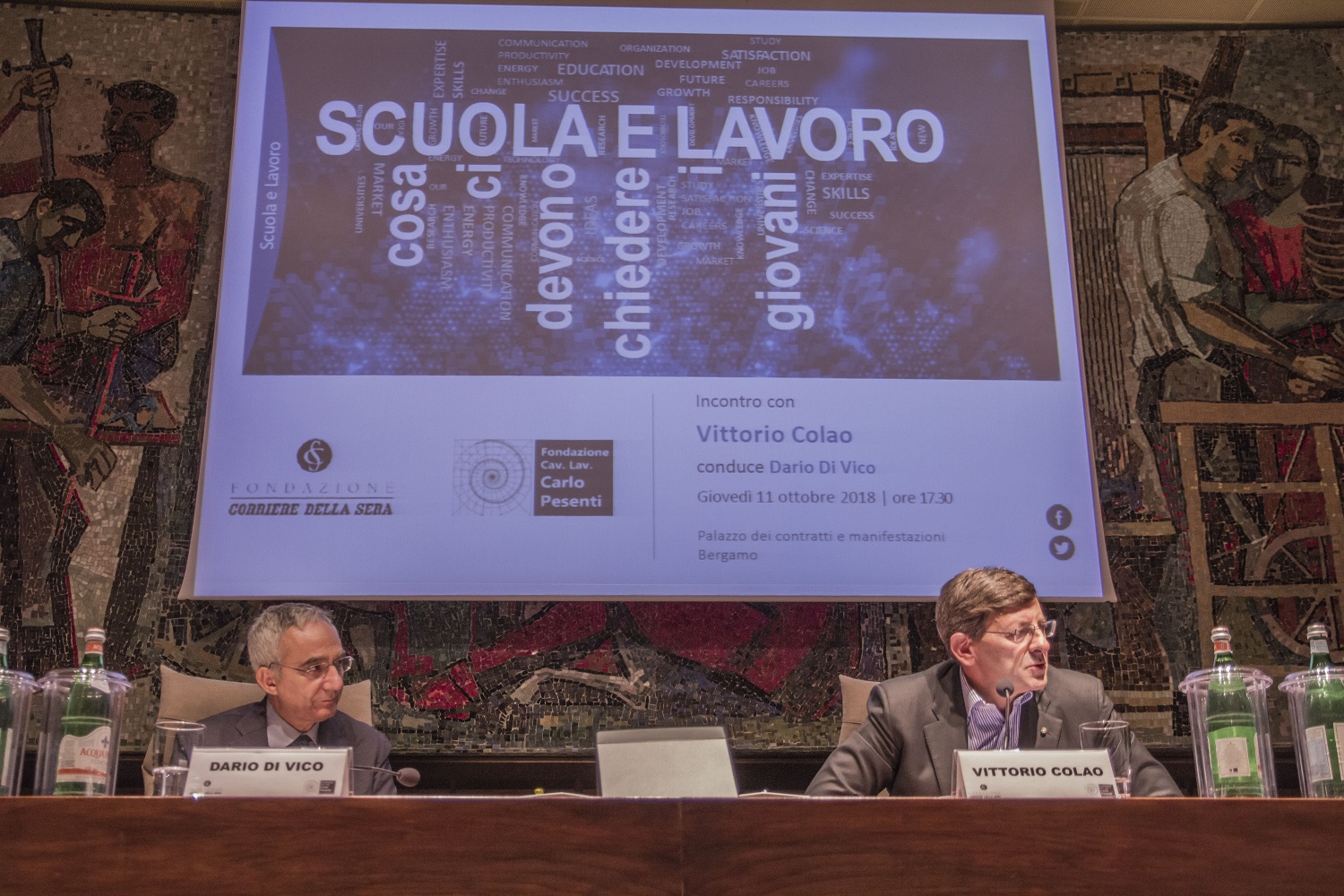 SCHOOL AND WORK | A CONFERENCE BY THE CORSERA AND PESENTI FOUNDATIONS