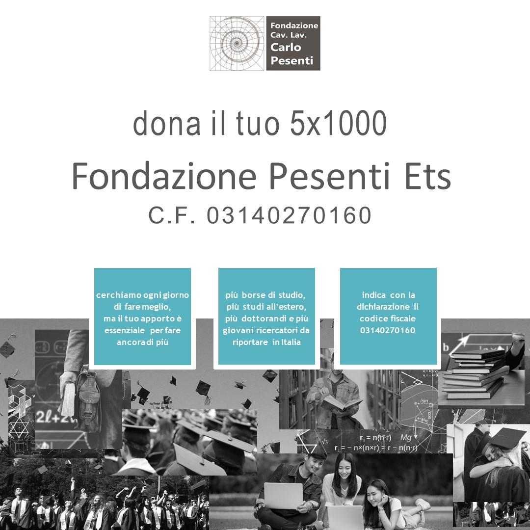 Dona il tuo 5×1000 alla Fondazione Pesenti Ets