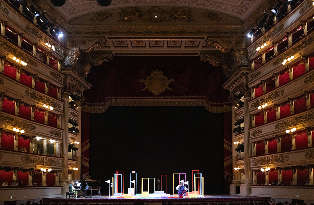 vista dello spettacolo Gilda alla Scala
