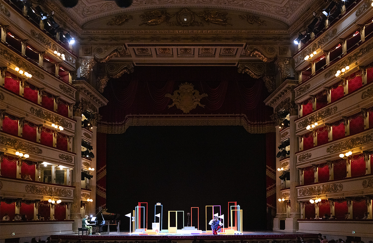 vista dello spettacolo Gilda alla Scala